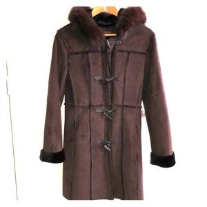 Marc New York chocolate coat. Like New.